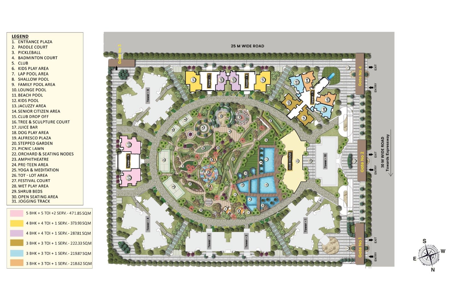 Nimbus The Arista Luxe Site Plan